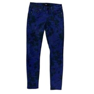 Else Size 24 Womens Jeans Blue Black Stretch Skinny